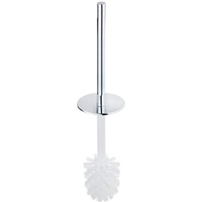 Keuco Brosse de toilette de rechange originale avec poignée, manche chromé, tête blanche, inoxydable, brosse de rechange individuelle pour Edition 400 Keuco Brosse de toilette de rechange originale avec poignée, manche chromé, tête blanche, inoxydable, brosse de rechange individuelle pour Edition 400