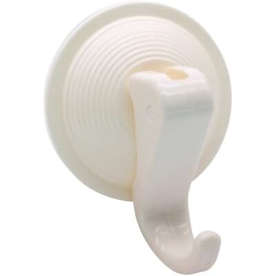 Fackelmann 16112 Crochet Ventouse Plastique Blanc 5,5 x 5,5 x 3,5 cm Fackelmann 16112 Crochet Ventouse Plastique Blanc 5,5 x 5,5 x 3,5 cm