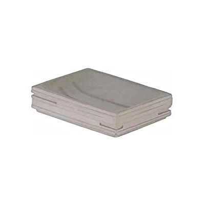axentia Porte-Savon San Diego, Accessoire de Salle de Bains Décoratif en Béton, Porte-Savon Carré sans Support Mural, env. 11 x 2,5 x 8 cm, Beige axentia Porte-Savon San Diego, Accessoire de Salle de Bains Décoratif en Béton, Porte-Savon Carré sans Support Mural, env. 11 x 2,5 x 8 cm, Beige