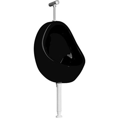 vidaXL Urinoir Suspendu avec Valve de Chasse d'Eau Urinoir Mural Salle de Bains Toilette Salle d'Eau Maison Adultes Hommes Intérieur Céramique Noir vidaXL Urinoir Suspendu avec Valve de Chasse d'Eau Urinoir Mural Salle de Bains Toilette Salle d'Eau Maison Adultes Hommes Intérieur Céramique Noir