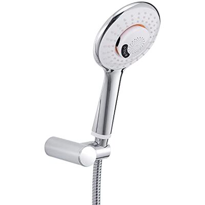 Gedy G 00 Douchette diffuseur de musique flexible, système Bluetooth V4, pommeau de douche 150 cm avec finition blanche/chromée, 2 ans de garantie, filtre douche inclus, unique Gedy G 00 Douchette diffuseur de musique flexible, système Bluetooth V4, pommeau de douche 150 cm avec finition blanche/chromée, 2 ans de garantie, filtre douche inclus, unique