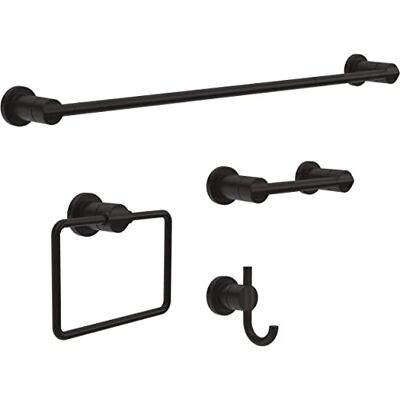 Delta NIC64-MB Nicoli Kit de quincaillerie de baignoire 4 pièces Noir mat Delta NIC64-MB Nicoli Kit de quincaillerie de baignoire 4 pièces Noir mat