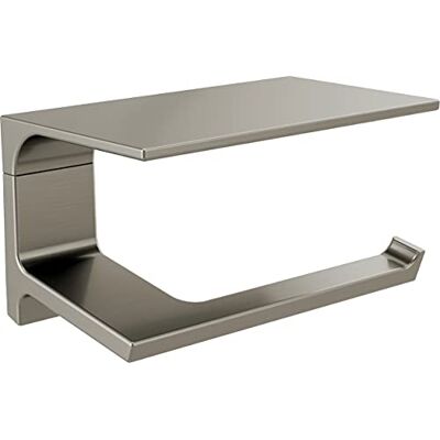 Delta 79956 Porte-mouchoirs pivotant de 17,8 cm avec étagère, acier inoxydable brillant Delta 79956 Porte-mouchoirs pivotant de 17,8 cm avec étagère, acier inoxydable brillant