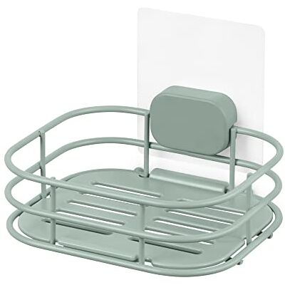 Compactor Bestlock RAN10683 Porte-savon mural pour salle de bain Fixation autocollante Charge max. 3 kg 14 x 12,5 x 10 cm Vert Compactor Bestlock RAN10683 Porte-savon mural pour salle de bain Fixation autocollante Charge max. 3 kg 14 x 12,5 x 10 cm Vert
