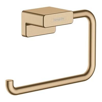 Hansgrohe AddStoris Porte-papier WC, Distributeur de papier toilette pour montage mural, Support de rouleau de papier toilette, fixation cachée, Accessoires salle de bains, Bronze brossé, 41771140 Hansgrohe AddStoris Porte-papier WC, Distributeur de papier toilette pour montage mural, Support de rouleau de papier toilette, fixation cachée, Accessoires salle de bains, Bronze brossé, 41771140