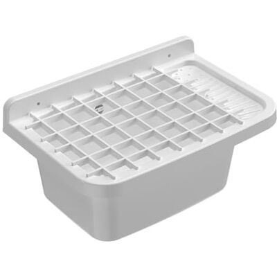 Adventa Lavabo mural - Résistant aux intempéries, Résine, 50x35x24cm Adventa Lavabo mural - Résistant aux intempéries, Résine, 50x35x24cm