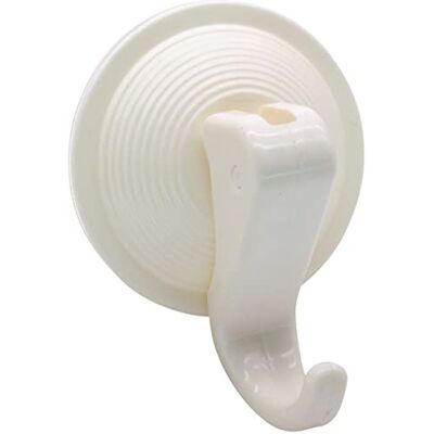 Fackelmann 16112 Crochet Ventouse Plastique Blanc 5,5 x 5,5 x 3,5 cm Fackelmann 16112 Crochet Ventouse Plastique Blanc 5,5 x 5,5 x 3,5 cm