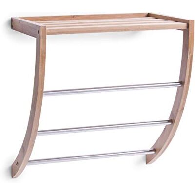 Zeller Present 13595 Porte-Serviettes Bambou/Chromé 38 x 24 x 40 cm Zeller Present 13595 Porte-Serviettes Bambou/Chromé 38 x 24 x 40 cm