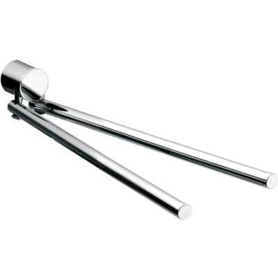 Emco 455000136 Rondo 2 Porte-Serviette à 2 Bras pivotantes Chromé 36,4 cm Emco 455000136 Rondo 2 Porte-Serviette à 2 Bras pivotantes Chromé 36,4 cm