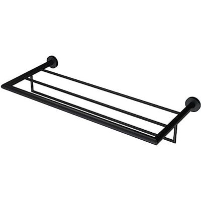 Geesa Nemox Porte-serviettes avec étagère en acier inoxydable Noir 624 x 101 x 260 mm Geesa Nemox Porte-serviettes avec étagère en acier inoxydable Noir 624 x 101 x 260 mm