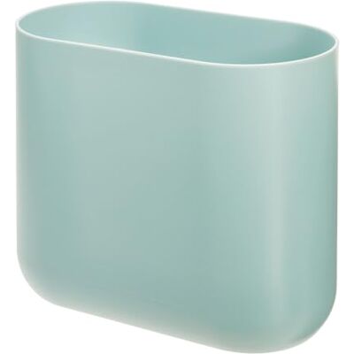 InterDesign iDesign Poubelle Salle de Bain, Petite Poubelle en Plastique, Poubelle Cuisine, Salle de bain ou Bureau sans Couvercle, Bleu Clair InterDesign iDesign Poubelle Salle de Bain, Petite Poubelle en Plastique, Poubelle Cuisine, Salle de bain ou Bureau sans Couvercle, Bleu Clair