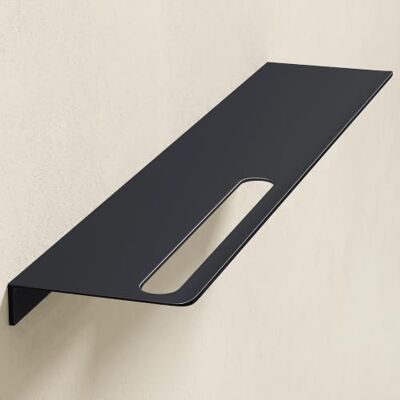 Mai & Mai Étagère Murale de Rangement en Aluminium Porte-Serviettes au Mur Support Rangement à Poser à Susprendre pour Salle de Bain Cuisine Noir Mat 60×12,5×3,2 CM Reglo-06 Mai & Mai Étagère Murale de Rangement en Aluminium Porte-Serviettes au Mur Support Rangement à Poser à Susprendre pour Salle de Bain Cuisine Noir Mat 60×12,5×3,2 CM Reglo-06