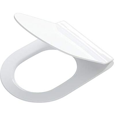 Siège de WC Tiger Veiros - Carré, Blanc, 36x48,5cm - Siège WC Siège de WC Tiger Veiros - Carré, Blanc, 36x48,5cm - Siège WC