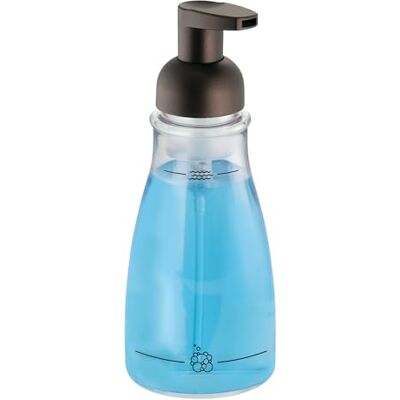 InterDesign iDesign 50104EU Pompe de Savon Moussant Transparent/Nickel Bronze 13,4 oz InterDesign iDesign 50104EU Pompe de Savon Moussant Transparent/Nickel Bronze 13,4 oz