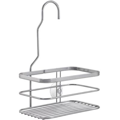 Metaltex Origin LUXY Étagère de douche pour barre de douche avec crochets Metaltex Origin LUXY Étagère de douche pour barre de douche avec crochets