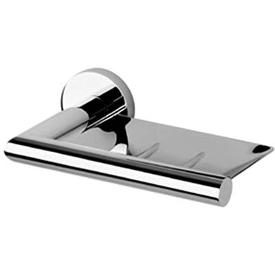 Geesa Nemox Porte-savon en verre avec support en acier inoxydable Chromé 106 x 58 x 124 mm Geesa Nemox Porte-savon en verre avec support en acier inoxydable Chromé 106 x 58 x 124 mm