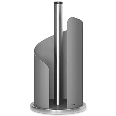 stardis Porte-rouleau de cuisine en acier inoxydable Gris mat stardis Porte-rouleau de cuisine en acier inoxydable Gris mat
