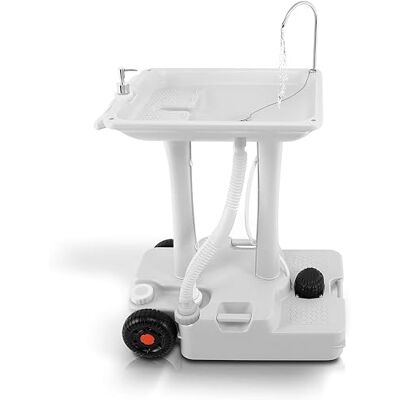 SereneLife Évier de camping portable avec support pour serviette et distributeur de savon Support de lavabo avec roulettes – Lavabo Mobile pour événements en plein air, rassemblements et camping SereneLife Évier de camping portable avec support pour serviette et distributeur de savon Support de lavabo avec roulettes – Lavabo Mobile pour événements en plein air, rassemblements et camping