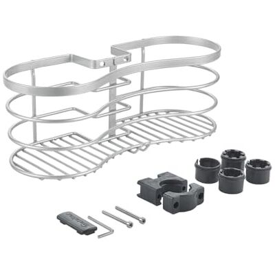 Metaltex Porte-Accessoires de Douche, Silver Metaltex Porte-Accessoires de Douche, Silver
