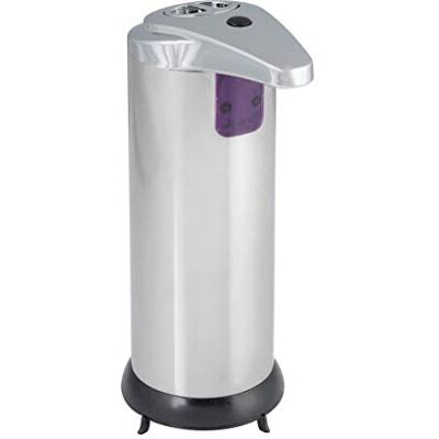 Distributeur de savon en acier inoxydable sans contact - 250 ml Distributeur de savon en acier inoxydable sans contact - 250 ml