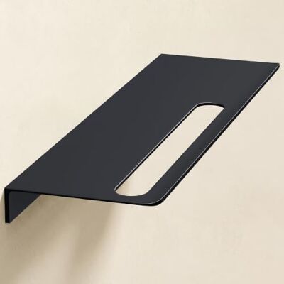Mai & Mai Étagère Murale de Rangement en Aluminium Porte-Serviettes au Mur Support Rangement à Poser à Susprendre pour Salle de Bain Cuisine Noir Mat 40×12,5×3,2 CM Reglo-06 Mai & Mai Étagère Murale de Rangement en Aluminium Porte-Serviettes au Mur Support Rangement à Poser à Susprendre pour Salle de Bain Cuisine Noir Mat 40×12,5×3,2 CM Reglo-06