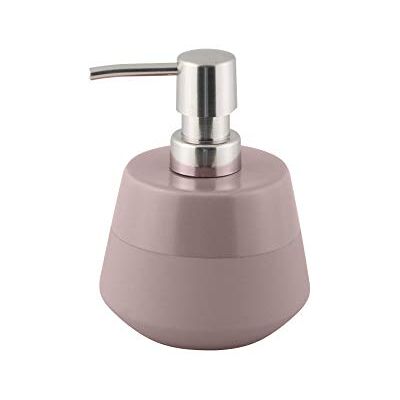 axentia Distributeur de Savon Liquide Nevada, Distributeur de Savon à Pompe en Grès, env. 10 cm, hauteur env. 14 cm, Capacité env. 350 ml, Taupe axentia Distributeur de Savon Liquide Nevada, Distributeur de Savon à Pompe en Grès, env. 10 cm, hauteur env. 14 cm, Capacité env. 350 ml, Taupe
