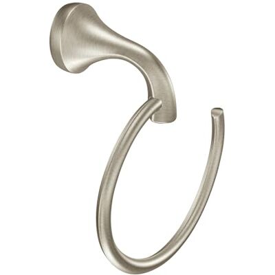 Moen YB2886BN Anneau porte-serviette en EVA pour salle de bain Nickel brossé Moen YB2886BN Anneau porte-serviette en EVA pour salle de bain Nickel brossé