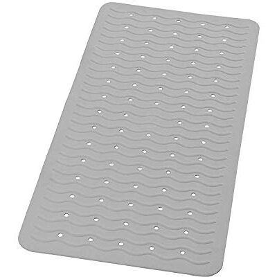 RIDDER Playa Tapis pour Baignoire, Rubber, Gris, 38 x 80 cm RIDDER Playa Tapis pour Baignoire, Rubber, Gris, 38 x 80 cm