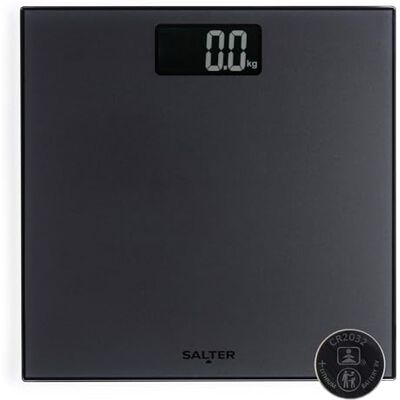 Salter pèse-personne numérique salle de bain, finition mate givrée, 180 kg Salter pèse-personne numérique salle de bain, finition mate givrée, 180 kg