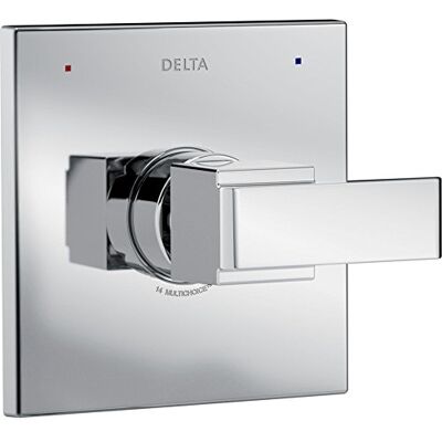 Delta Faucet Ara T14067 Kit de garniture de robinet de douche à fonction unique Chromé Delta Faucet Ara T14067 Kit de garniture de robinet de douche à fonction unique Chromé