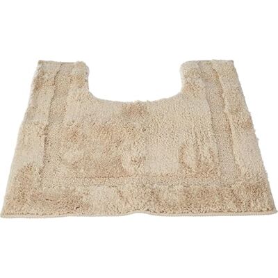 InterDesign iDesign Spa Tapis de toilette en microfibre de polyester avec dos antidérapant pour toilettes, lin, 58,42 x 53,34 x 0,25 cm InterDesign iDesign Spa Tapis de toilette en microfibre de polyester avec dos antidérapant pour toilettes, lin, 58,42 x 53,34 x 0,25 cm