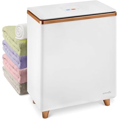 SereneLife Sèche-Serviettes Chauffe-Serviettes de Luxe pour Salle de Bain Seau Chauffant d’Essuie-mains avec Parfum Personnalisé Arrêt Automatique Convient pour 2 Grandes Serviettes SereneLife Sèche-Serviettes Chauffe-Serviettes de Luxe pour Salle de Bain Seau Chauffant d’Essuie-mains avec Parfum Personnalisé Arrêt Automatique Convient pour 2 Grandes Serviettes