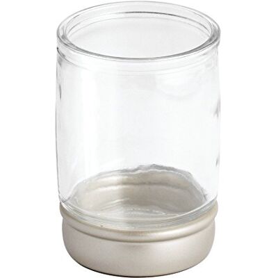 Accessoire de bain Interdesign Hamilton Transparent/Satin - Accessoire de bain Accessoire de bain Interdesign Hamilton Transparent/Satin - Accessoire de bain