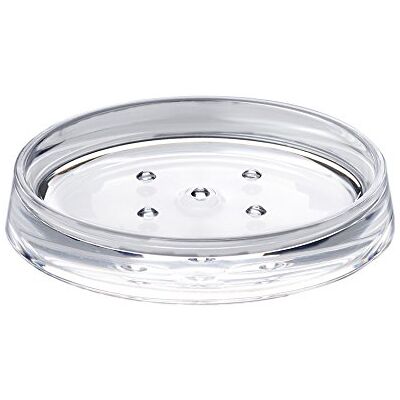 RIDDER Porte-savon en acrylique transparent 10 x 10,5 x 2 cm RIDDER Porte-savon en acrylique transparent 10 x 10,5 x 2 cm