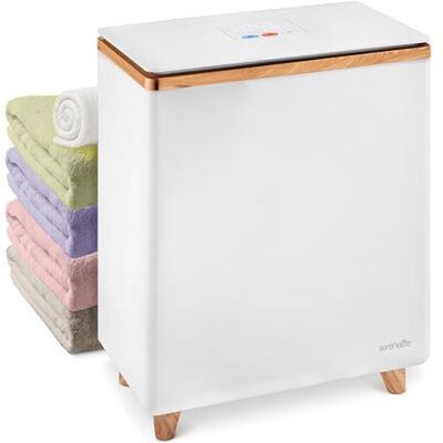 SereneLife Sèche-Serviettes Chauffe-Serviettes de Luxe pour Salle de Bain Seau Chauffant d’Essuie-mains avec Parfum Personnalisé Arrêt Automatique Convient pour 2 Grandes Serviettes SereneLife Sèche-Serviettes Chauffe-Serviettes de Luxe pour Salle de Bain Seau Chauffant d’Essuie-mains avec Parfum Personnalisé Arrêt Automatique Convient pour 2 Grandes Serviettes