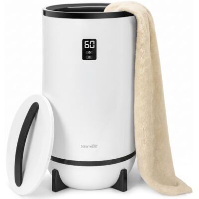 SereneLife Sèche-Serviettes Chauffe-Serviettes de Luxe pour Salle de Bain avec Support pour Disque Parfumé Seau Chauffant d’Essuie-mains Arrêt Automatique Convient pour 2 Grandes Essuie-mains SereneLife Sèche-Serviettes Chauffe-Serviettes de Luxe pour Salle de Bain avec Support pour Disque Parfumé Seau Chauffant d’Essuie-mains Arrêt Automatique Convient pour 2 Grandes Essuie-mains
