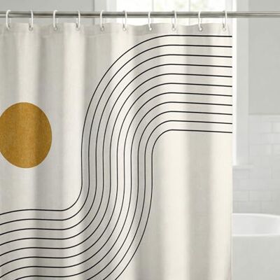 Americanflat Tetyana Karankovska Rideau de douche 100% polyester avec 12 crochets – Rideau de douche pour salle de bain – 180 x 188 cm Americanflat Tetyana Karankovska Rideau de douche 100% polyester avec 12 crochets – Rideau de douche pour salle de bain – 180 x 188 cm