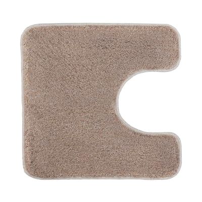 Kleine Wolke Tapis de WC RELAX Taupe 55 x 55 cm avec découpe Certifié OEKO-TEX, dessous antidérapant, compatible chauffage au sol, lavable en machine, 100% polyacrylique Kleine Wolke Tapis de WC RELAX Taupe 55 x 55 cm avec découpe Certifié OEKO-TEX, dessous antidérapant, compatible chauffage au sol, lavable en machine, 100% polyacrylique