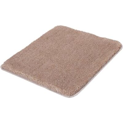 Kleine Wolke Tapis de bain RELAX Taupe 55 x 65 cm Certifié OEKO-TEX, envers antidérapant, compatible chauffage au sol, lavable en machine, 100% polyacrylique Kleine Wolke Tapis de bain RELAX Taupe 55 x 65 cm Certifié OEKO-TEX, envers antidérapant, compatible chauffage au sol, lavable en machine, 100% polyacrylique