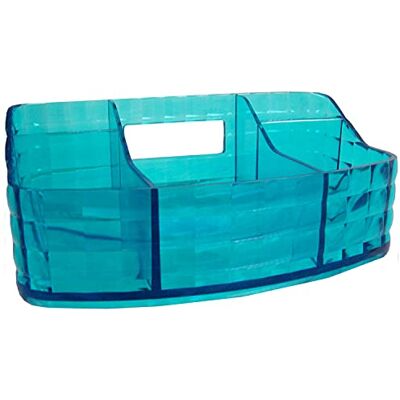 Organisateur de salle de bain turquoise Aqualine - Organisateur de salle de bain Organisateur de salle de bain turquoise Aqualine - Organisateur de salle de bain
