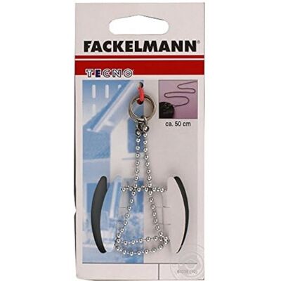 Fackelmann Tecno 61038 Chaîne de valve en laiton Argenté 50 cm Fackelmann Tecno 61038 Chaîne de valve en laiton Argenté 50 cm