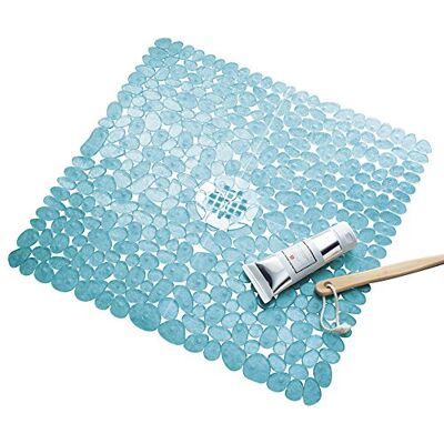 InterDesign iDesign 80211EU Pebblz Tapis de douche Bleu InterDesign iDesign 80211EU Pebblz Tapis de douche Bleu