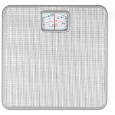 Salter 433 SVDR Pèse Personne Mécanique avec Aiguille Balance avec Cadran Rotatif, Facile à Lire, Revêtement PVC Antidérapant, Design Compact, Capacité 120KG, Métrique en Kilos, Sans Pile, Blanc Salter 433 SVDR Pèse Personne Mécanique avec Aiguille Balance avec Cadran Rotatif, Facile à Lire, Revêtement PVC Antidérapant, Design Compact, Capacité 120KG, Métrique en Kilos, Sans Pile, Blanc