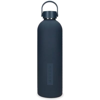 MOVOM Always On The Move Bouteille en acier inoxydable Bleu 7 x 26,5 x 7 cm, bleu, One Size, Bouteille en acier inoxydable MOVOM Always On The Move Bouteille en acier inoxydable Bleu 7 x 26,5 x 7 cm, bleu, One Size, Bouteille en acier inoxydable