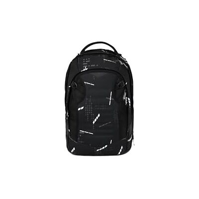 Satch Match Plus Sac à dos d'écolier, extensible jusqu'à 35 litres, ergonomique, avec poche avant, Ninja Matrix Noir, Einheitsgröße, Match Plus Satch Match Plus Sac à dos d'écolier, extensible jusqu'à 35 litres, ergonomique, avec poche avant, Ninja Matrix Noir, Einheitsgröße, Match Plus