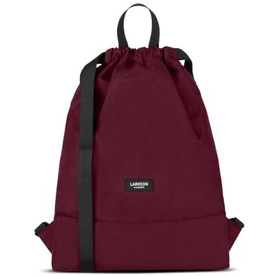 LARKSON No 7 Sac à Cordon Femme & Homme Sac de Sport pour Filles & Garçons Sac de Gym avec Poche Intérieure Sac à Dos Petit Matériau Recyclé avec Poche Extérieure LARKSON No 7 Sac à Cordon Femme & Homme Sac de Sport pour Filles & Garçons Sac de Gym avec Poche Intérieure Sac à Dos Petit Matériau Recyclé avec Poche Extérieure