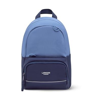 LARKSON Sac à dos pour enfants pour filles et garçons Knut, bleu Petit sac à dos avec sangle pour la poitrine, partir de 2 ans, imperméable LARKSON Sac à dos pour enfants pour filles et garçons Knut, bleu Petit sac à dos avec sangle pour la poitrine, partir de 2 ans, imperméable