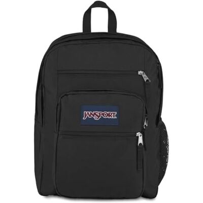 JANSPORT Big Student Grand sac à dos, compartiment pour ordinateur portable 15 pouces, Noir (Black), Talla única, Big Student JANSPORT Big Student Grand sac à dos, compartiment pour ordinateur portable 15 pouces, Noir (Black), Talla única, Big Student