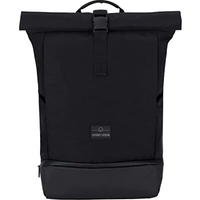 Johnny Urban Sac à Dos Roll Top Femmes & Hommes Allen Large Backpack antivol pour Voyage, Sport & Université Compartiment pour Ordinateur Portable 16 pouces Hydrofuge, Noir, Taille unique Johnny Urban Sac à Dos Roll Top Femmes & Hommes Allen Large Backpack antivol pour Voyage, Sport & Université Compartiment pour Ordinateur Portable 16 pouces Hydrofuge, Noir, Taille unique