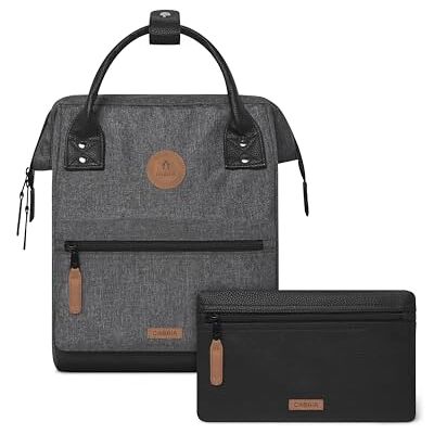 Cabaïa CABAIA Sac à Dos Adventurer New York Maxi 23L Déperlant Compartiment Ordinateur Portable 15" 2 Poches Certifié Vegan Sac Voyage, Affaires, École pour Homme et Femme Noir Cabaïa CABAIA Sac à Dos Adventurer New York Maxi 23L Déperlant Compartiment Ordinateur Portable 15" 2 Poches Certifié Vegan Sac Voyage, Affaires, École pour Homme et Femme Noir